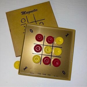 Vintage Magnetic Tik-Tak-Toe